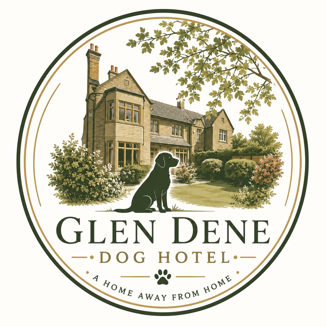 Glen Dene Dog Hotel logo